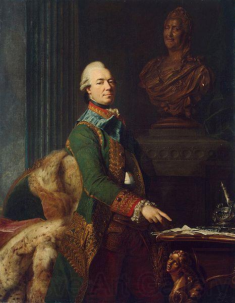 Alexandre Roslin Portrait of Count Chernyshev Norge oil painting art